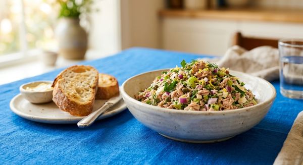 Thunfischsalat mit Baguette