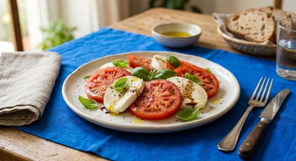 Weitere Aufnahme von Tomaten & Mozzarella — Caprese