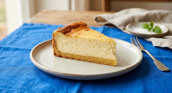 Klassischer Käsekuchen mit Mürbeteig